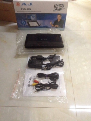 ขายเครื่องเล่น DVD AJ แบบพกพา รุ่น PCD-19D