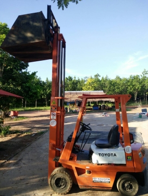 ขายด่วน รถฟอร์ลิฟ TOYOTA ขนาด1.5ตัน เสาสูง3เมตร เครื่องยนต์ เบนชิน สภาพสวยพร้อมใช้งาน เครื่องปั้มดี รถใช้งานประจำ เอกสารสัฐญาซื้อขาย