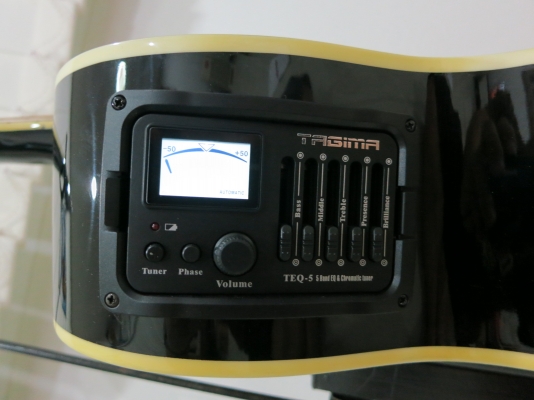 กีต้าร์โปร่งไฟฟ้า Tagima รุ่น MONTANA สีดำเงา ของใหม่ มือหนึ่ง EQ TEQ-5 อย่างดี