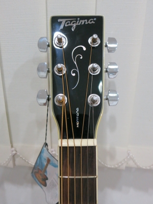กีต้าร์โปร่งไฟฟ้า Tagima รุ่น MONTANA สีดำเงา ของใหม่ มือหนึ่ง EQ TEQ-5 อย่างดี