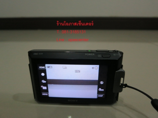 ลดราคา-กล้อง SONY รุ่น DSC-T77 Made in Japan สีดำ 10.1 MP จอสัมผัส กระเป๋า ที่ชาร์ท สภาพใหม่ ส่งฟรี