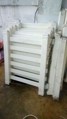 ขายเหมาเสากับรั้วเหล็กหุ้มด้วยพลาสติคpvc