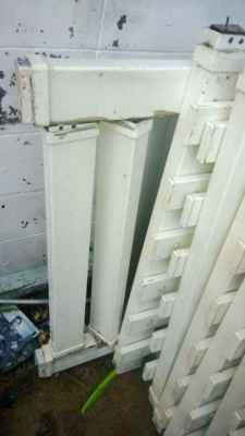 ขายเหมาเสากับรั้วเหล็กหุ้มด้วยพลาสติคpvc