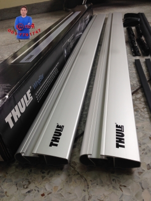 ขายชุดกล่องบนหลังคา(roofbox) thule pacific100 พร้อมรางคู่ thule691 wingbar ใหม่