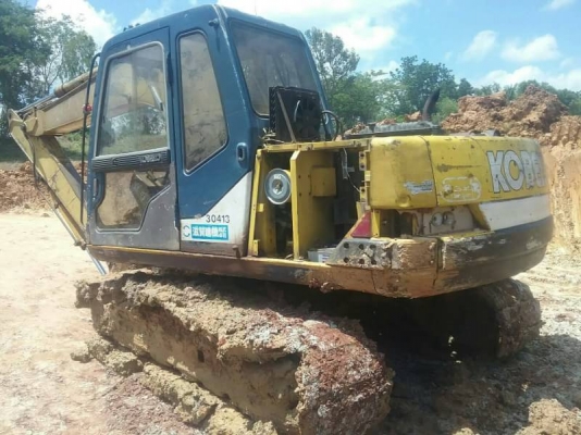 KOBELCO 455,000 บาท SK100  MARK 3 เครื่องดี ไฟฟ้าครบ เอกสารเล่มทะเบียน รถอยู่ จ.สุรินทร์