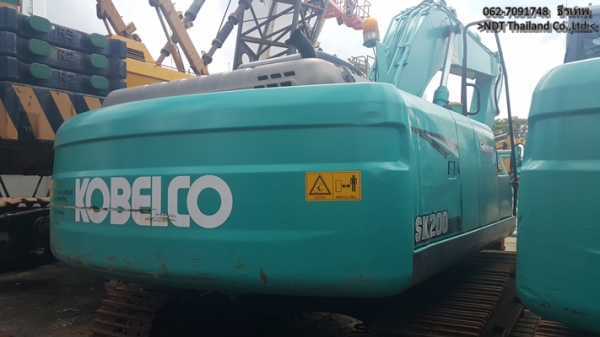 ขาย Kobelco SK200-8#YN11-48675 นำเข้าจากญี่ปุ่น สภาพสมบูรณ์เลยครับ