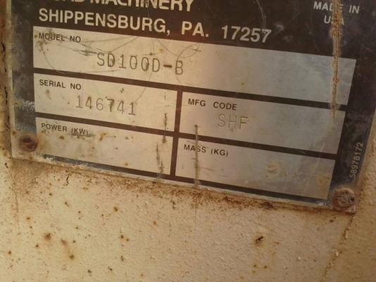 ขาย รถบด lNGERSLLRAND  10 ตัน. / SD100D - B. , ( มี ขาย 3 คัน. )     สนใจติดต่อ  081 - 6079515