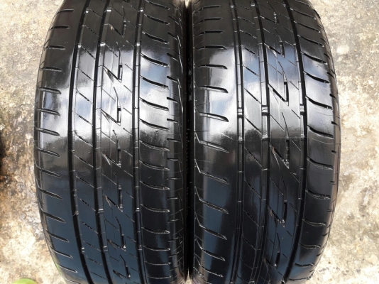 BRIDGESTONE รุ่น Ecopia EP200. 185 55R16 ปี2015. 1คู่สภาพสวยมากๆไร้ที่ติ ดอกเยอะมากๆ90\% ไม่มีปะ