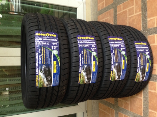ยางใหม่ Goodyear 215 50 17 ปลายปี15 ราคาเร้าใจ