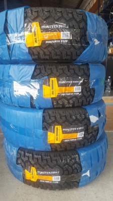 ขายยางใหม่ MONSTER 265/70/16 ปี16 เส้นละ 3800