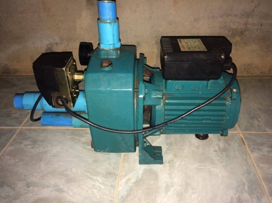 ขายปั๊มดูดน้ำบาดาล CLINTON DP1100W(N) ปั้มน้ำเจทคู่ 1,100วัตต์ 1.5แรงม้า - ใบพัดทองเหลือง(ใช้งานน้อย)