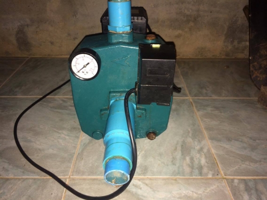 ขายปั๊มดูดน้ำบาดาล CLINTON DP1100W(N) ปั้มน้ำเจทคู่ 1,100วัตต์ 1.5แรงม้า - ใบพัดทองเหลือง(ใช้งานน้อย)