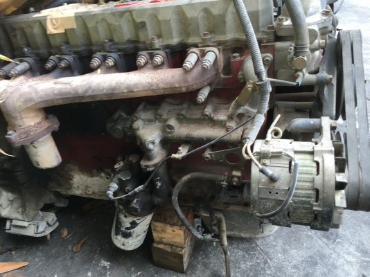 ขายเครื่องรถบรรทุกฮีโน่ Hino HO7D เครื่องเก่า ญี่ปุ่น ติดหัวโตล่ามา สวยๆ