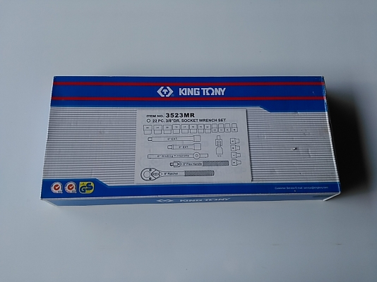 ขายชุดบล็อก 3/8". kingtony 3523MR