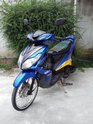 ขาย Mio 125 RR ปี 54 เครื่องดีสตาร์ทที่เด่วติด สภาพพร้อมใช้งาน สตาร์ทมือ สตาร์ทเท้าติดปกติ ลงล้อ ปีเ