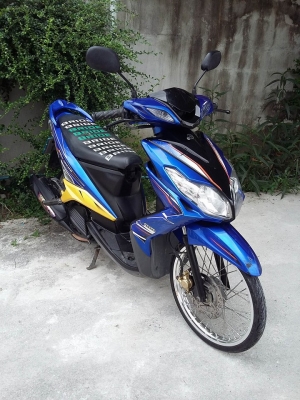 ขาย Mio 125 RR ปี 54 เครื่องดีสตาร์ทที่เด่วติด สภาพพร้อมใช้งาน สตาร์ทมือ สตาร์ทเท้าติดปกติ ลงล้อ ปีเ