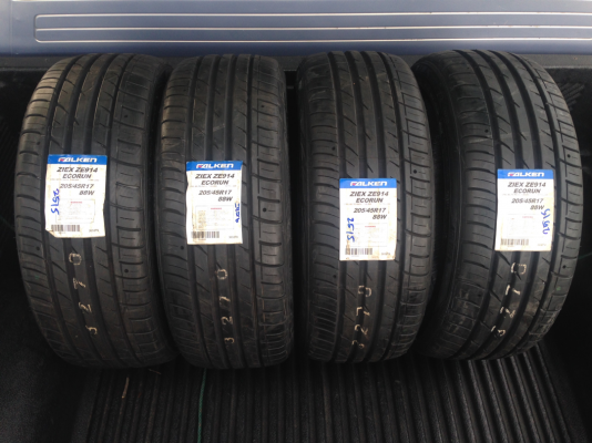 ยางใหม่ FALKEN ZE914 205 45 17 ปี15 ราคาเร้าใจ ยางใหม่ FALKEN ZE914 205 45 17 ปี15 ราคาเร้าใจ