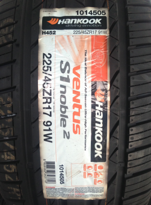 ยางใหม่ Hankook 225 45 17 ราคาเร้าใจ