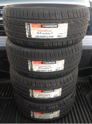 ยางใหม่ Hankook 225 45 17 ราคาเร้าใจ