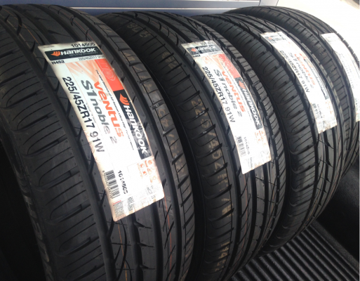 ยางใหม่ Hankook 225 45 17 ราคาเร้าใจ