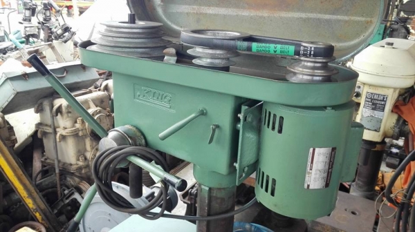 ** Sold **เจาะคิงส์ KING Taiwan เจาะได้ 19 มม.มอเตอร์ Hitachi 1 HP 220V ใช้ไฟบ้านสวยสดแน่นมาเทสก่อนได้!!