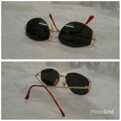 แว่นตาฟรานซ์วินเทจ Original St.Denver Paris handmade in France 18KGP