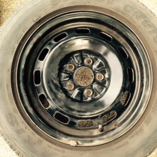 ขายกะทะล้อ 14 นิ้ว 5 รู 100