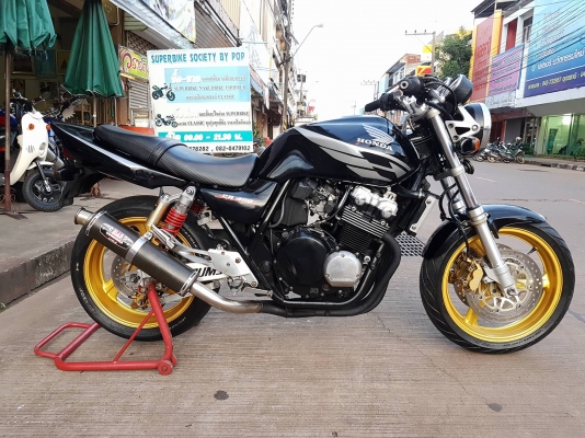 ขายคับ HONDA CB400 TECH1 ปี2000 เก็บงานมาใหม่สีสวย ท่อแต่ง แฮนด์บาร์ อินวอยส์ สรรพสามิตร ราคา 75500 บาท ส่งได้ทั่วไทยคับ สนใจติดต่อ 081-0578282 FACEBOOK ชาญณรงค์ ป๊อป ชัยอมฤต ไอดีไลน์ POPBIGBIKESAKON คับ สนใจรถสวย ถูก ดี ต้อง POP BIGBIKE SAKONNAKHON คลิปว