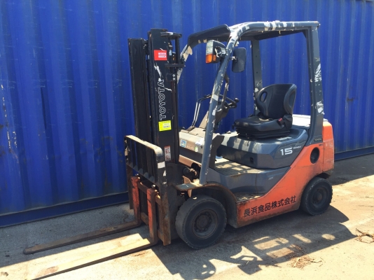 ขายรถโฟลคลิฟท์ (รุ่นใหม่ล่าสุด )TOYOTA 02-8FG15 , ออโต , เครื่องยนต์เบนซินหัวฉีด ประหยัดน้ำมันสุดๆๆ, , เสายกสูง 3 เมตร , รถนำเข้าจากญี่ปุ่น 100\% ขายรถโฟลคลิฟท์ (รุ่นใหม่ล่าสุด )TOYOTA 02-8FG15 , ออโต , เครื่องยนต์เบนซินหัวฉีด ประหยัดน้ำมันสุดๆๆ, , เสายกสูง 3 เมตร , รถนำเข้าจากญี่ปุ่น 100\%