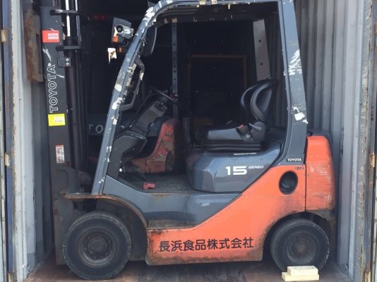 ขายรถโฟลคลิฟท์ (รุ่นใหม่ล่าสุด )TOYOTA 02-8FG15 , ออโต , เครื่องยนต์เบนซินหัวฉีด ประหยัดน้ำมันสุดๆๆ, , เสายกสูง 3 เมตร , รถนำเข้าจากญี่ปุ่น 100\% ขายรถโฟลคลิฟท์ (รุ่นใหม่ล่าสุด )TOYOTA 02-8FG15 , ออโต , เครื่องยนต์เบนซินหัวฉีด ประหยัดน้ำมันสุดๆๆ, , เสายกสูง 3 เมตร , รถนำเข้าจากญี่ปุ่น 100\%