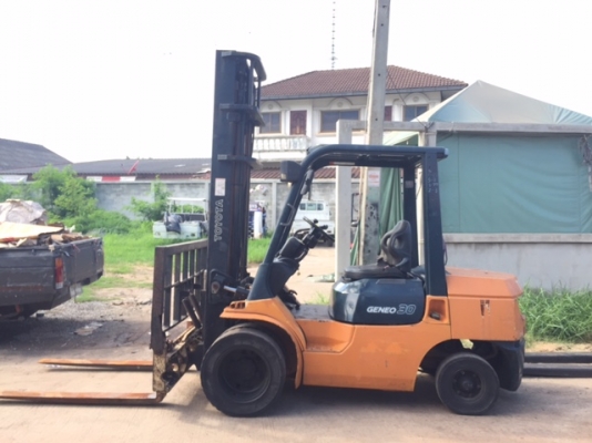 ขายรถโฟลคลิฟท์ TOYOTA 02-7FD30 ,เกียร์ออโต, เครื่องยนต์ดีเซล 2Z ,งาเทปรับคว่ำ-หงายเทได้ , เสายกสูง 4.5 เมตร ,ล้อหน้าคู่ , รถนำเข้าจากญี่ปุ่น 100\% ขายรถโฟลคลิฟท์ TOYOTA 02-7FD30 ,เกียร์ออโต, เครื่องยนต์ดีเซล 2Z ,งาเทปรับคว่ำ-หงายเทได้ , เสายกสูง 4.5 เมตร ,ล้อหน้าคู่ , รถนำเข้าจากญี่ปุ่น 100\%