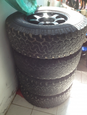 ขายล้อแม็กพร้อมยาง 4 ชุด ตามสภาพ ราคา 10000 ถ้วนๆ