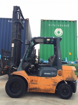 ขายรถโฟลคลิฟท์ TOYOTA 02-7FD25 ,เกียร์ออโต, เครื่องยนต์ดีเซล 2Z ,งาเทปรับคว่ำ-หงายเทได้ , เสายกสูง 5 เมตร ,ล้อหน้าคู่ , รถนำเข้าจากญี่ปุ่น 100\% ขายรถโฟลคลิฟท์ TOYOTA 02-7FD25 ,เกียร์ออโต, เครื่องยนต์ดีเซล 2Z ,งาเทปรับคว่ำ-หงายเทได้ , เสายกสูง 5 เมตร ,ล้อหน้าคู่ , รถนำเข้าจากญี่ปุ่น 100\%