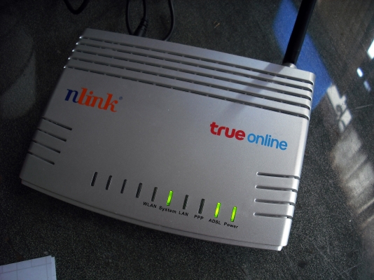 MODEM ROUTER ยี่ห้อ NLINK รุ่น N100W