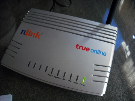 MODEM ROUTER ยี่ห้อ NLINK รุ่น N100W