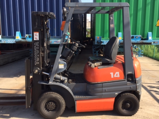 ขายรถโฟลคลิฟท์ TOYOTA 6FD14 , เสา FULL FREE 4 เมตร, เครื่องยนต์ดีเซล 1DZ ,, รถสีเดิมจากญี่ปุ่น นำเข้าแท้ญี่ปุ่น 100\% ขายรถโฟลคลิฟท์ TOYOTA 6FD14 , เสา FULL FREE 4 เมตร, เครื่องยนต์ดีเซล 1DZ ,, รถสีเดิมจากญี่ปุ่น นำเข้าแท้ญี่ปุ่น 100\%