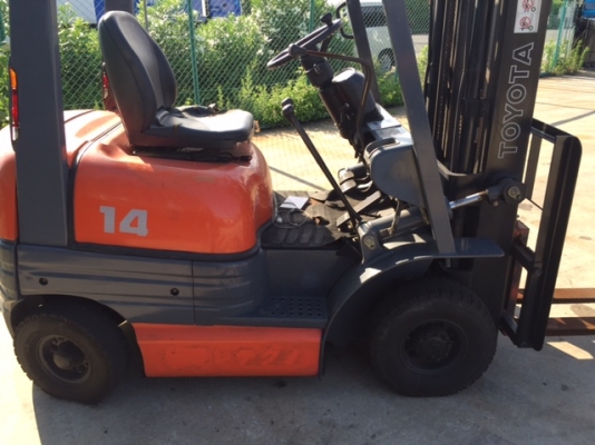 ขายรถโฟลคลิฟท์ TOYOTA 6FD14 , เสา FULL FREE 4 เมตร, เครื่องยนต์ดีเซล 1DZ ,, รถสีเดิมจากญี่ปุ่น นำเข้าแท้ญี่ปุ่น 100\% ขายรถโฟลคลิฟท์ TOYOTA 6FD14 , เสา FULL FREE 4 เมตร, เครื่องยนต์ดีเซล 1DZ ,, รถสีเดิมจากญี่ปุ่น นำเข้าแท้ญี่ปุ่น 100\%