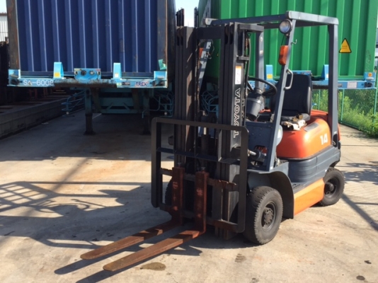 ขายรถโฟลคลิฟท์ TOYOTA 6FD14 , เสา FULL FREE 4 เมตร, เครื่องยนต์ดีเซล 1DZ ,, รถสีเดิมจากญี่ปุ่น นำเข้าแท้ญี่ปุ่น 100\% ขายรถโฟลคลิฟท์ TOYOTA 6FD14 , เสา FULL FREE 4 เมตร, เครื่องยนต์ดีเซล 1DZ ,, รถสีเดิมจากญี่ปุ่น นำเข้าแท้ญี่ปุ่น 100\%