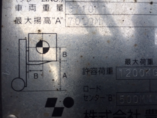 ขายรถโฟลคลิฟท์ TOYOTA 8FD20 ( มีเวท 2.5 เปลี่ยนให้ ) ,รถพันกว่าชั่วโมง, เครื่องยนต์ดีเซล 1DZ-III , เสายกสูง 7 เมตร , รถนำเข้าจากญี่ปุ่น 100\%