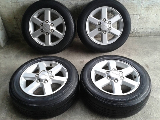 ขอบ16นิ้ว6รู อีสุ พร้อมยาง สวยๆ 4 ล้อ ราคา 5900 บาท