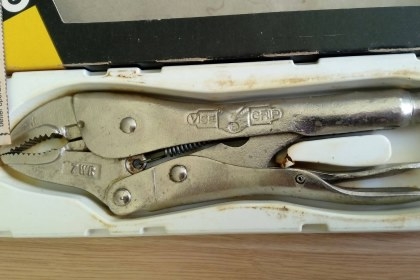 ขายคีมล็อกVISE-GRIP 7WR Made in USA.งานเก่าเก็บหลายสิบปี ขายคีมล็อกVISE-GRIP 7WR Made in USA.งานเก่าเก็บหลายสิบปี