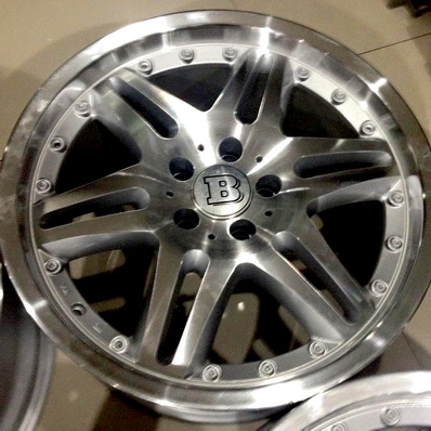 ล้อBENZ 18นิ้ว BRABUS BLOCK 6 กว้าง8.5 ET35 ไม่มีคดแตกร้าว สภาพสวย ตจวส่งได้
