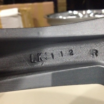 ล้อBENZ 18นิ้ว BRABUS BLOCK 6 กว้าง8.5 ET35 ไม่มีคดแตกร้าว สภาพสวย ตจวส่งได้