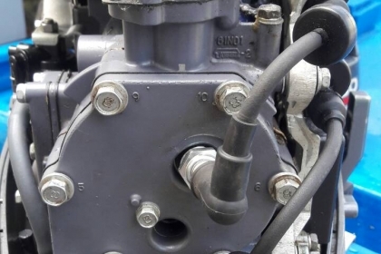 ขาย เรือ ไฟเบอร์ 3 ลอน 13 ฟุต พร้อมเครื่องYamaha 30 แรง + ถังน้ำมัน เครื่องเดินปกติ (ไม่รวมเทเลอร์ ) ราคา 73,000