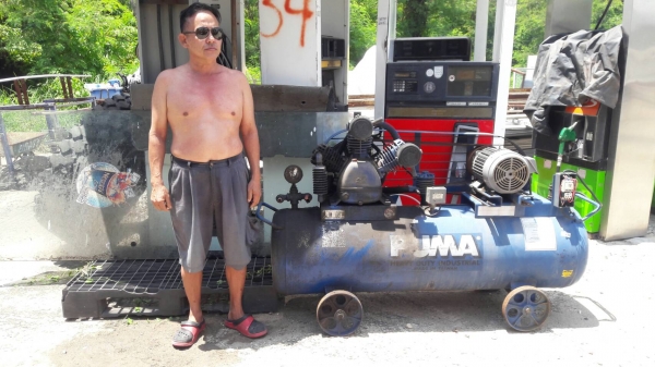 ขายปั้มลมพูม่า 5 แรงถัง320 ลิตรราคาถูก