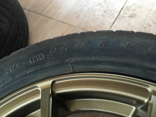 ล้อแม็ก 15 พร้อมยาง michelin pilot sport 3 195 55 15 ปลายปี 14 ล้อแม็ก 15 พร้อมยาง michelin pilot sport 3 195 55 15 ปลายปี 14