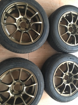 ล้อแม็ก 15 พร้อมยาง michelin pilot sport 3 195 55 15 ปลายปี 14