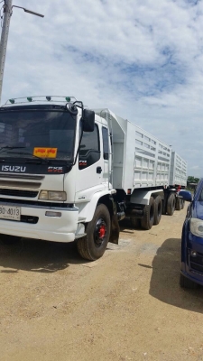 ขายรถพ่วงดัมพ์ ISUZU EURO2 - 270 แรง เครื่องดำ ปี 48,49 กระบะดัมพ์ ลูก 3 เพลาแท้ ทะเบียนพร้อม