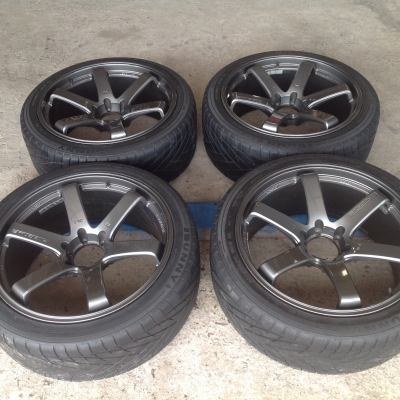 ล้อ Prodrive ขอบ 22" งาน k.c.Wheel 6 รู 139 หน้า 10 หลัง 10 *สีเดิม ไม่ซ่อม ไม่ดุ้ง*
