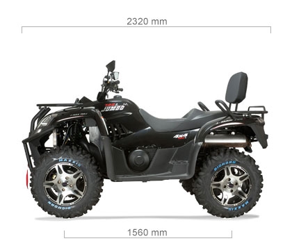 ขาย ATV CF MOTO Jumbo J-Max 700L 4x4 ไตหวันแท้ ของใหม่มือ 1 ระประกัน โรงงาน 1 ปี  285000